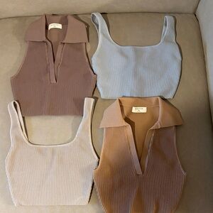 Aritzia crop tops